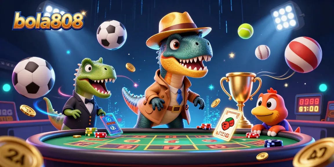 Bola808 memadukan taruhan bola dengan suasana kasino yang menarik, menyiapkan pengalaman judi yang imersif.