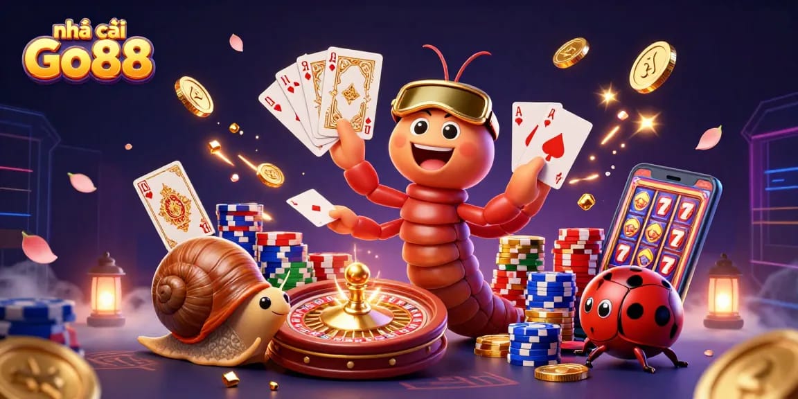 Engage with the vibrant casino atmosphere at nhà cái Go88 featuring a dynamic 3D dealer and exciting game elements.